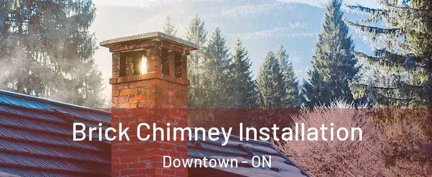  Brick Chimney Installation Downtown - ON