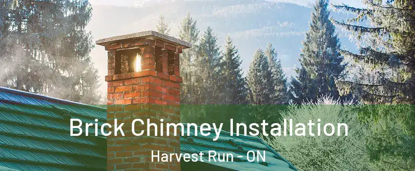  Brick Chimney Installation Harvest Run - ON