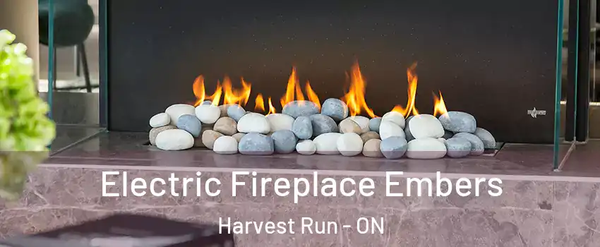  Electric Fireplace Embers Harvest Run - ON