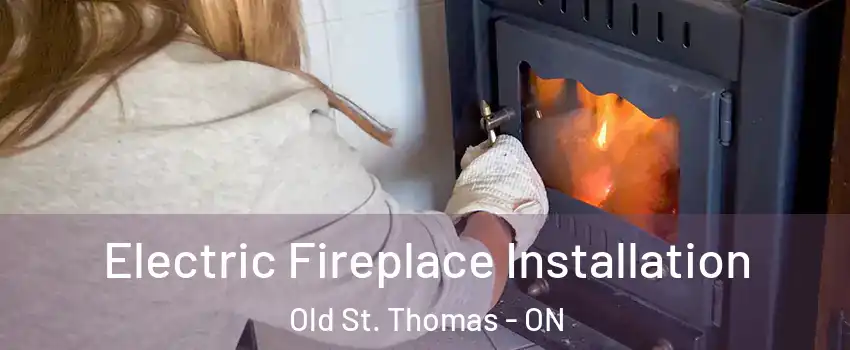  Electric Fireplace Installation Old St. Thomas - ON