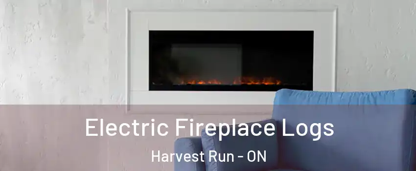  Electric Fireplace Logs Harvest Run - ON