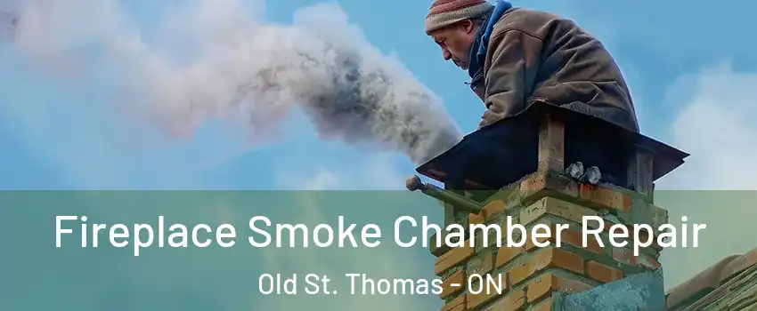  Fireplace Smoke Chamber Repair Old St. Thomas - ON