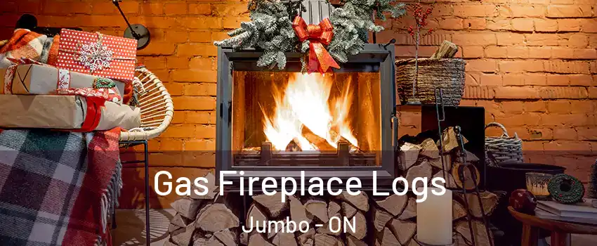  Gas Fireplace Logs Jumbo - ON
