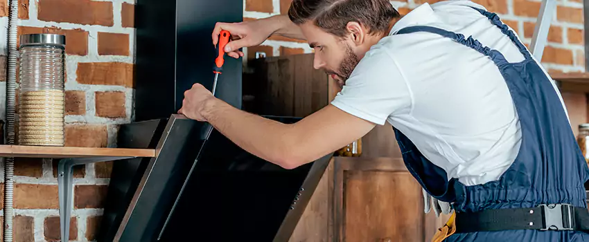 Old Rusted Metal Fireplace Repair And Replacement in St Thomas, ON