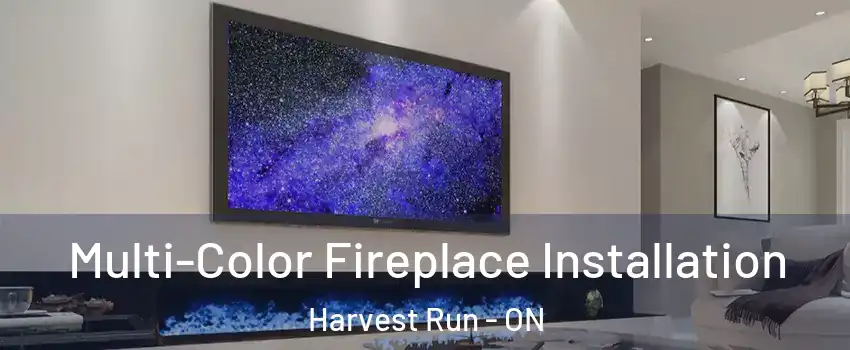  Multi-Color Fireplace Installation Harvest Run - ON